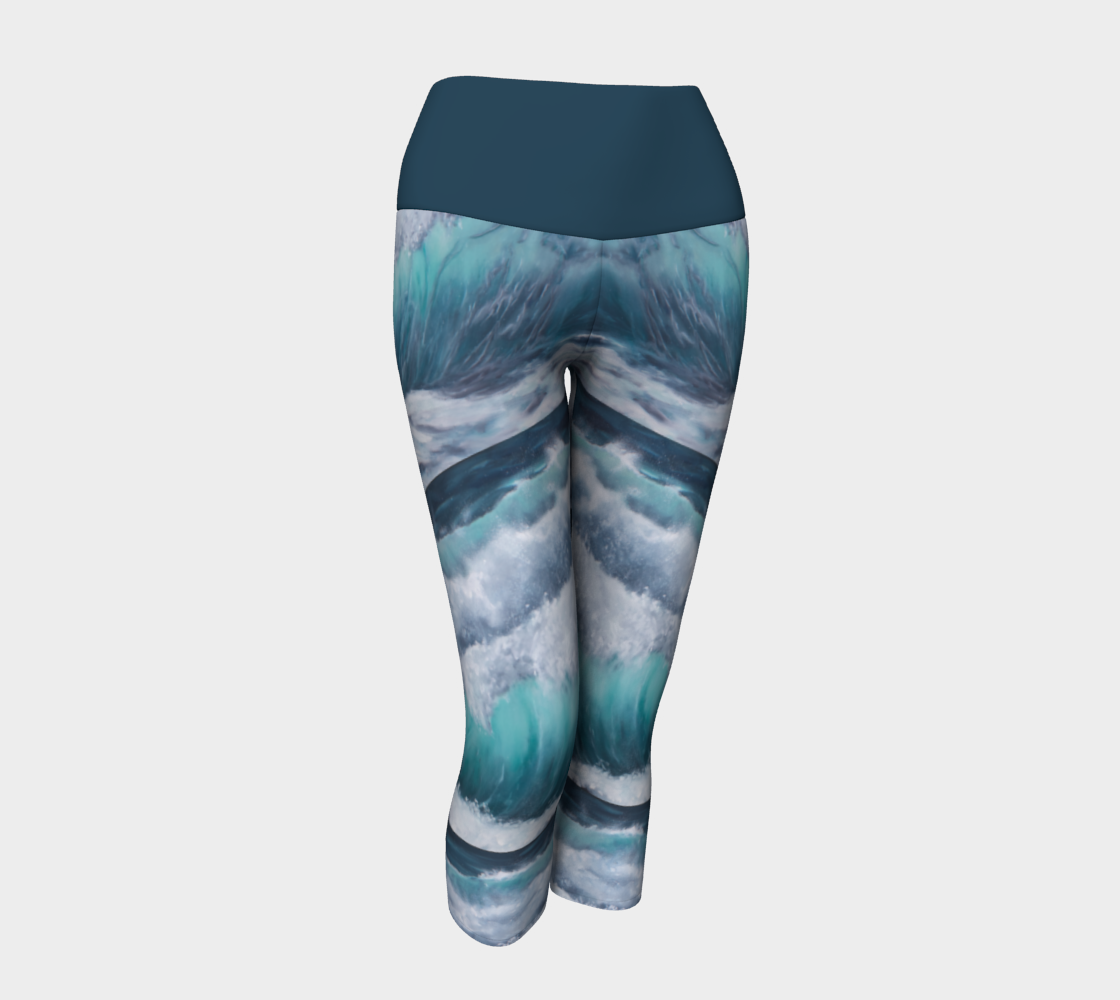 Legging 3/4 - En eaux turquoises